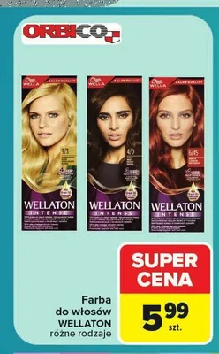 Farba do włosów Wellaton Intense 9/3 promocja w Carrefour