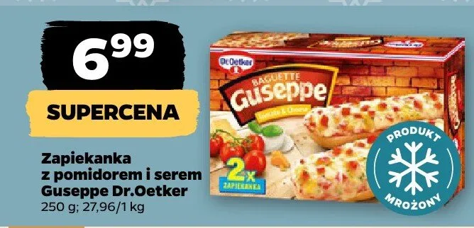 Zapiekanka z pomidorem i serem Guseppe 250 g promocja w Netto