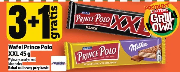 Wafel Prince Polo XXL promocja w TOPAZ