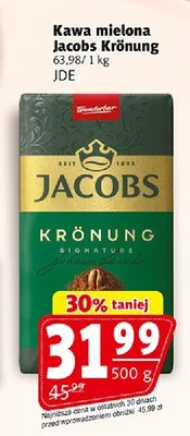 Kawa mielona Jacobs Krönung promocja w Prim Market