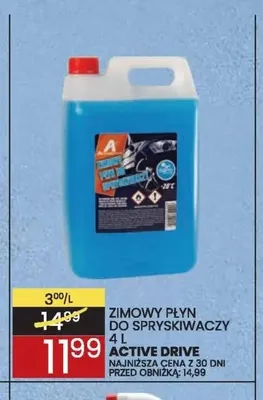 Zimowy płyn do spryskiwaczy Active Drive promocja w Wafelek