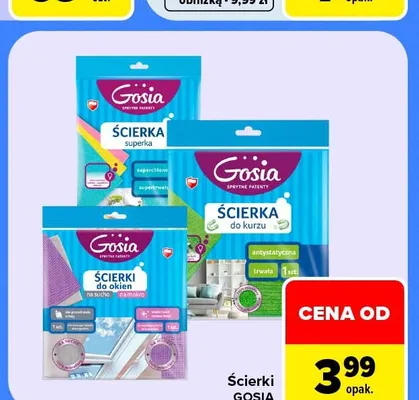 Ścierki Gosia promocja w Carrefour