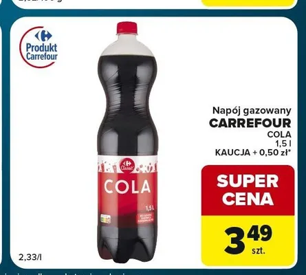 Napój gazowany Carrefour Cola promocja w Globi