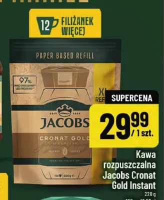 Kawa rozpuszczalna Jacobs Cronat Gold Instant promocja w POLOmarket