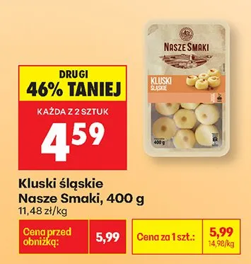 Kluski śląskie  promocja w Biedronka