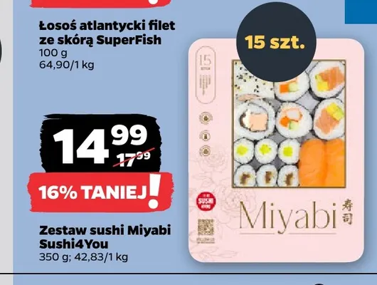 Zestaw sushi Miyabi Sushi4You promocja w Netto
