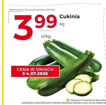 Cukinia promocja w Frac