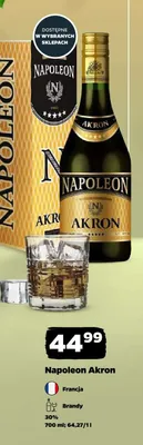 Brandy Napoleon Akron promocja w Netto