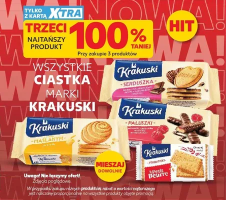 Ciastka Krakuski Maślane promocja w Kaufland