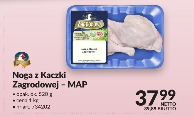 Noga z Kaczki Zagrodowej Zagrodowy - MAP promocja w Makro