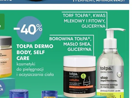 Kosmetyki do pielęgnacji i oczyszczania ciała Tołpa Dermo Body promocja w Super-Pharm