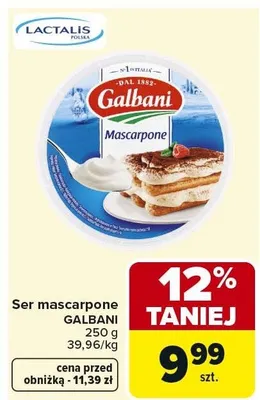 Ser mascarpone promocja w Carrefour Market