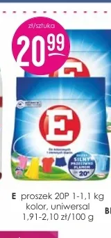 Proszek do prania E kolor promocja w Drogerie Jasmin