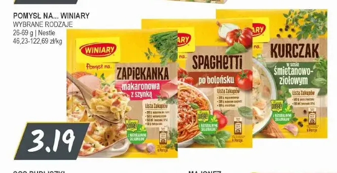 Pomysł na... kurczak w sosie śmietanowo-ziołowym Winiary promocja w Słoneczko