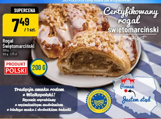 Rogal świętomarciński promocja w POLOmarket