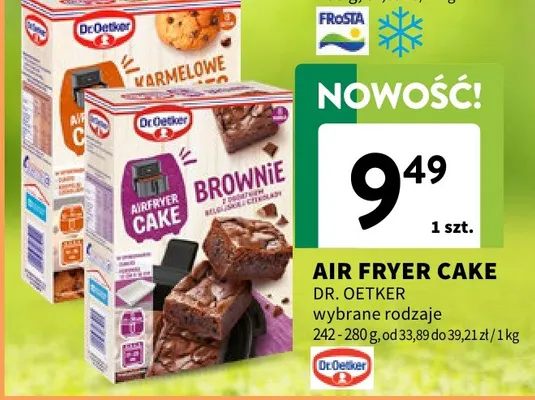 Air Fryer Cake karmelowe Dr. Oetker promocja w Intermarche