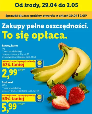 Truskawki promocja w Lidl