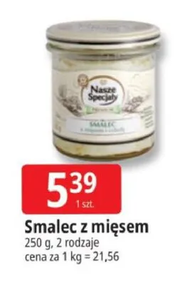 Smalec z mięsem Nasze Specjały promocja w Leclerc