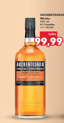 Whisky Auchentoshan American Oak promocja w Kaufland