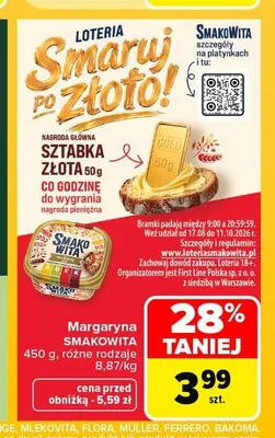 Margaryna Smakowita promocja w Carrefour