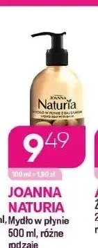 Mydło w płynie Joanna Naturia promocja w Drogerie Koliber