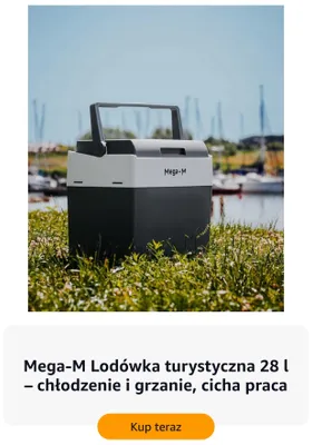 Lodówka turystyczna Mega-M 28 l promocja w Amazon