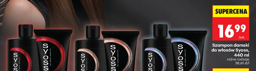 Szampon damski do włosów Syoss promocja w Biedronka