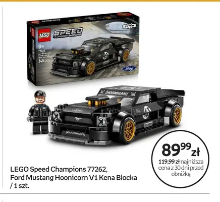 Klocki LEGO Speed Champions 77262 Ford Mustang Hoonicorn V1 Kena Blocka promocja w Empik