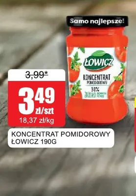 Koncentrat pomidorowy Łowicz promocja w Bingo