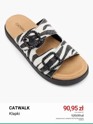 Klapki Catwalk promocja w Deichmann