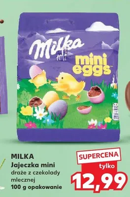 Jajeczka mini draże z czekolady mlecznej promocja w Kaufland