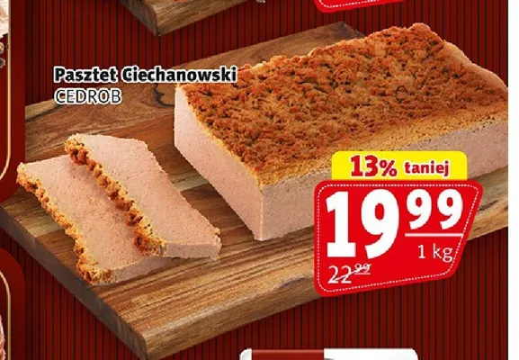 Pasztet Ciechanowski CEDROB promocja w Prim Market