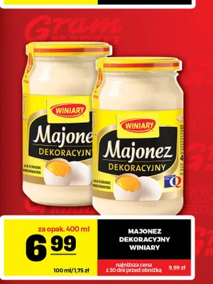 Majonez dekoracyjny Winiary promocja w Gram Market