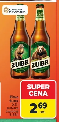 Piwo zwrotna promocja w Carrefour Market