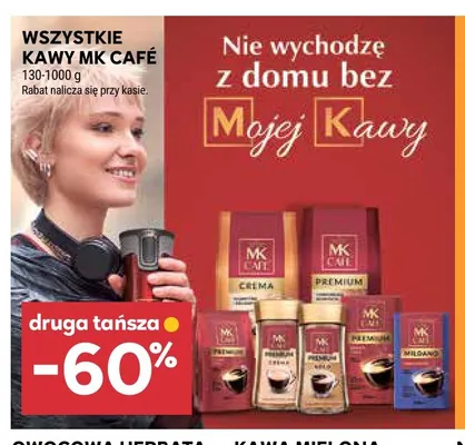Kawa mielona MK Café Premium promocja w Stokrotka