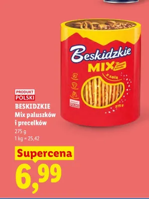 Mix paluszków i precelków Beskidzkie promocja w Lidl