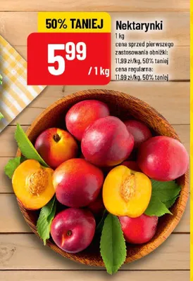 Nektarynki promocja w POLOmarket