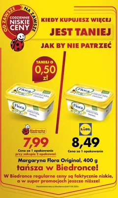 Margaryna Original promocja w Biedronka