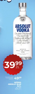 Wódka Absolut Blue promocja w Duży Ben