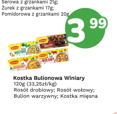 Kostka bulionowa Rosół drobiowy Winiary promocja w Limonka