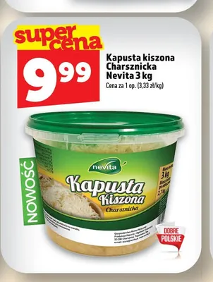 Kapusta kiszona charsznicka Nevita promocja w TOPAZ