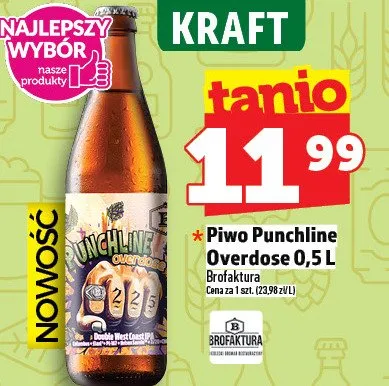Piwo Punchline Overdose promocja w TOPAZ