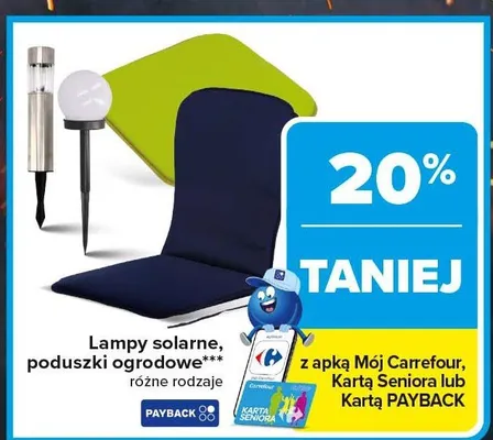 Lampy solarne promocja w Carrefour Market