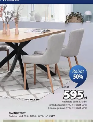 Stół Nortoft promocja w Jysk