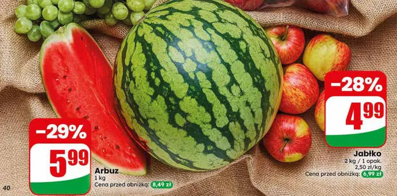 Jabłko polskie promocja w Dino