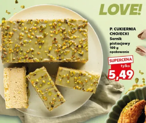 Sernik pistacjowy promocja w Kaufland