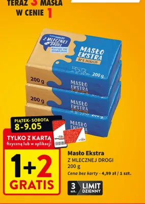 Masło Ekstra Z Mlecznej Drogi promocja w Intermarche