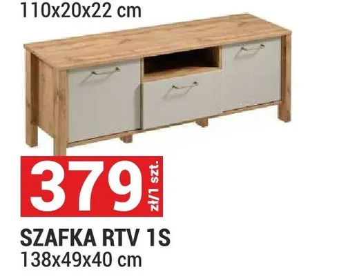 Szafka RTV 1S Indygo promocja w Merkury Market