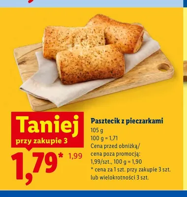 Pasztecik z pieczarkami promocja w Lidl