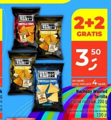 Nachosy Wanted Tortilla promocja w Dealz
